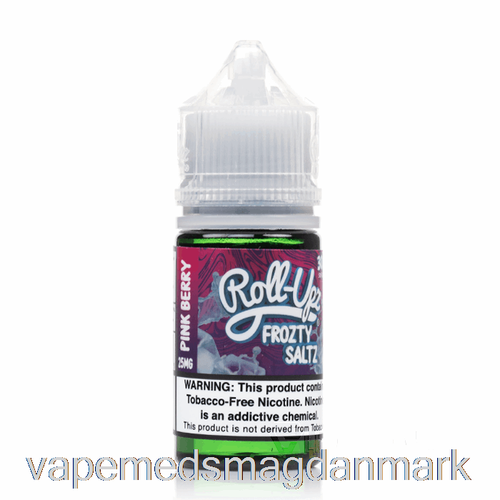 Vape Med Smag Pink Berry Ice - Juice Roll-upz Salt - 30ml 50mg